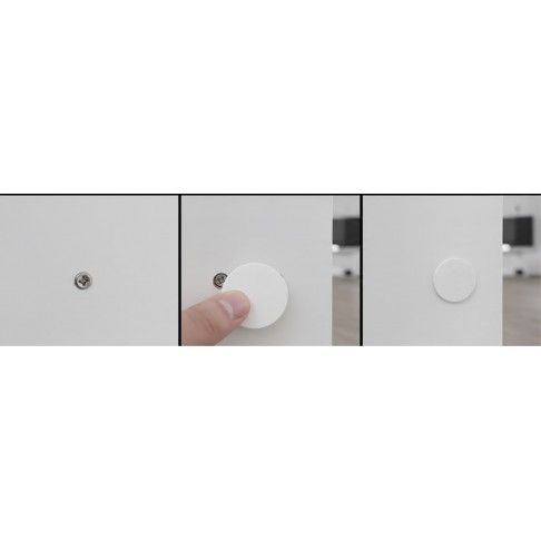 Tampa de Parafuso Branco 19mm