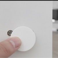 Tampa de Parafuso Branco 19mm