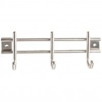 Cabide Com 3 Ganchos Inox