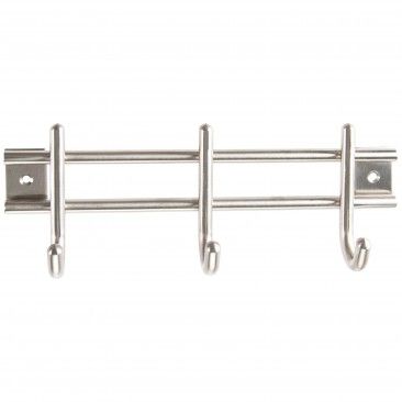 Cabide Com 3 Ganchos Inox