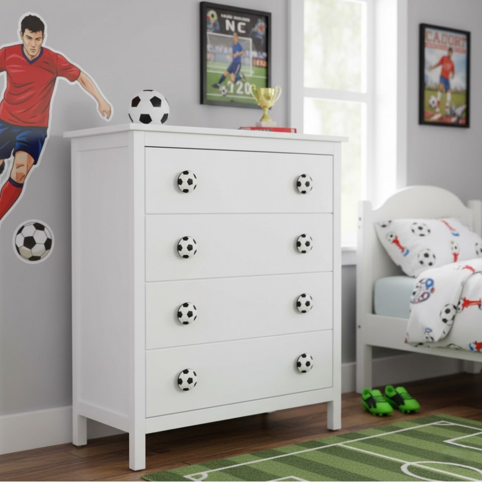 Puxador Para M�vel Pl�stico Futebol 31mm