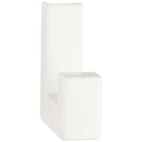 Gancho Para Móvel Em L Inox Branco Mate Gancho Para Móvel Em L Inox Branco Mate