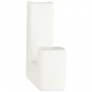 Gancho Para Móvel Em L Inox Branco Mate Gancho Para Móvel Em L Inox Branco Mate