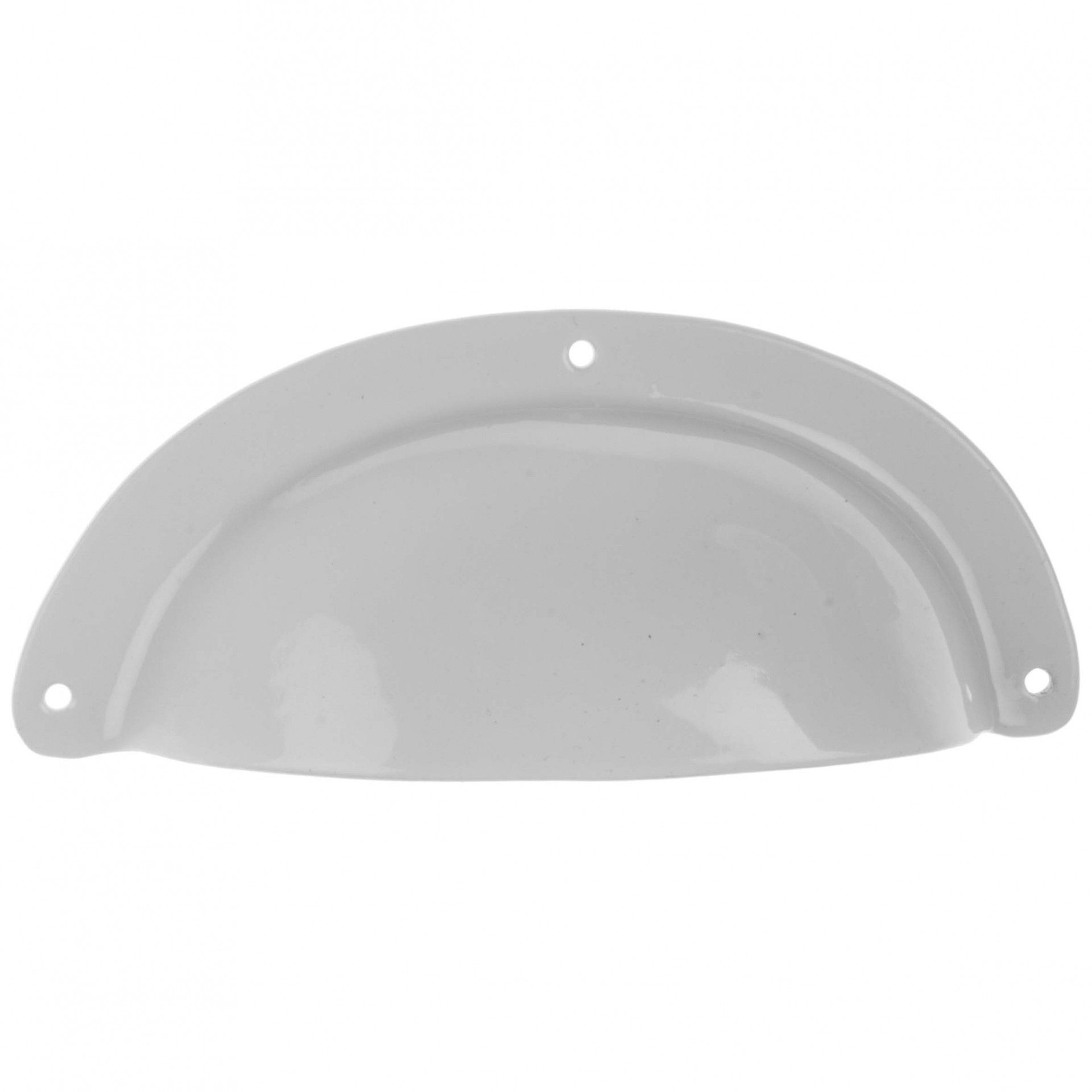 Puxador Para Móvel Asa Alumínio Branco 76mm