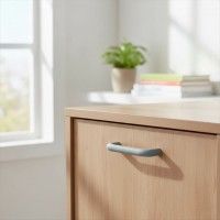 Puxador Para M�vel Asa Pl�stico Cinza 96mm