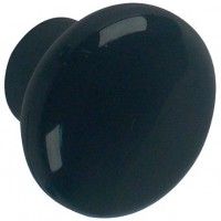 Puxador Móvel Plástico Preto 35mm 6un Puxador Móvel Plástico Preto 35mm 6un