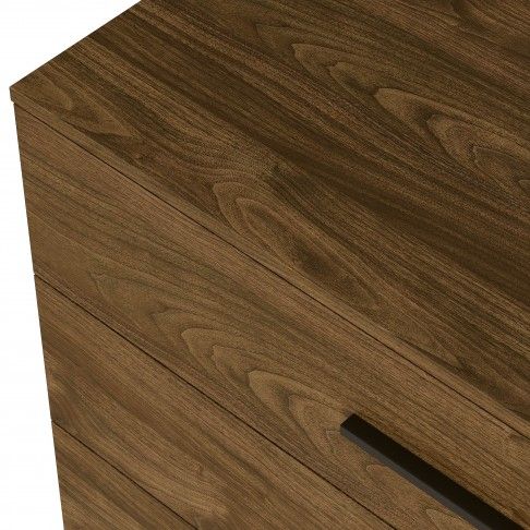 Cómoda Elite 4 Gavetas 92.7x100x50cm Carvalho Nogal Cómoda Elite 4 Gavetas 92.7x100x50cm Carvalho Nogal
