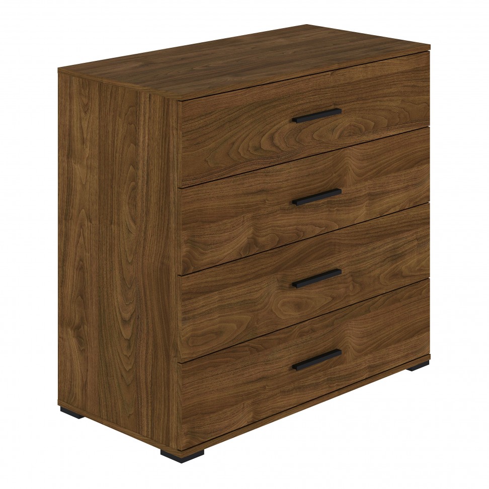 Cómoda Elite 4 Gavetas 92.7x100x50cm Carvalho Nogal Cómoda Elite 4 Gavetas 92.7x100x50cm Carvalho Nogal
