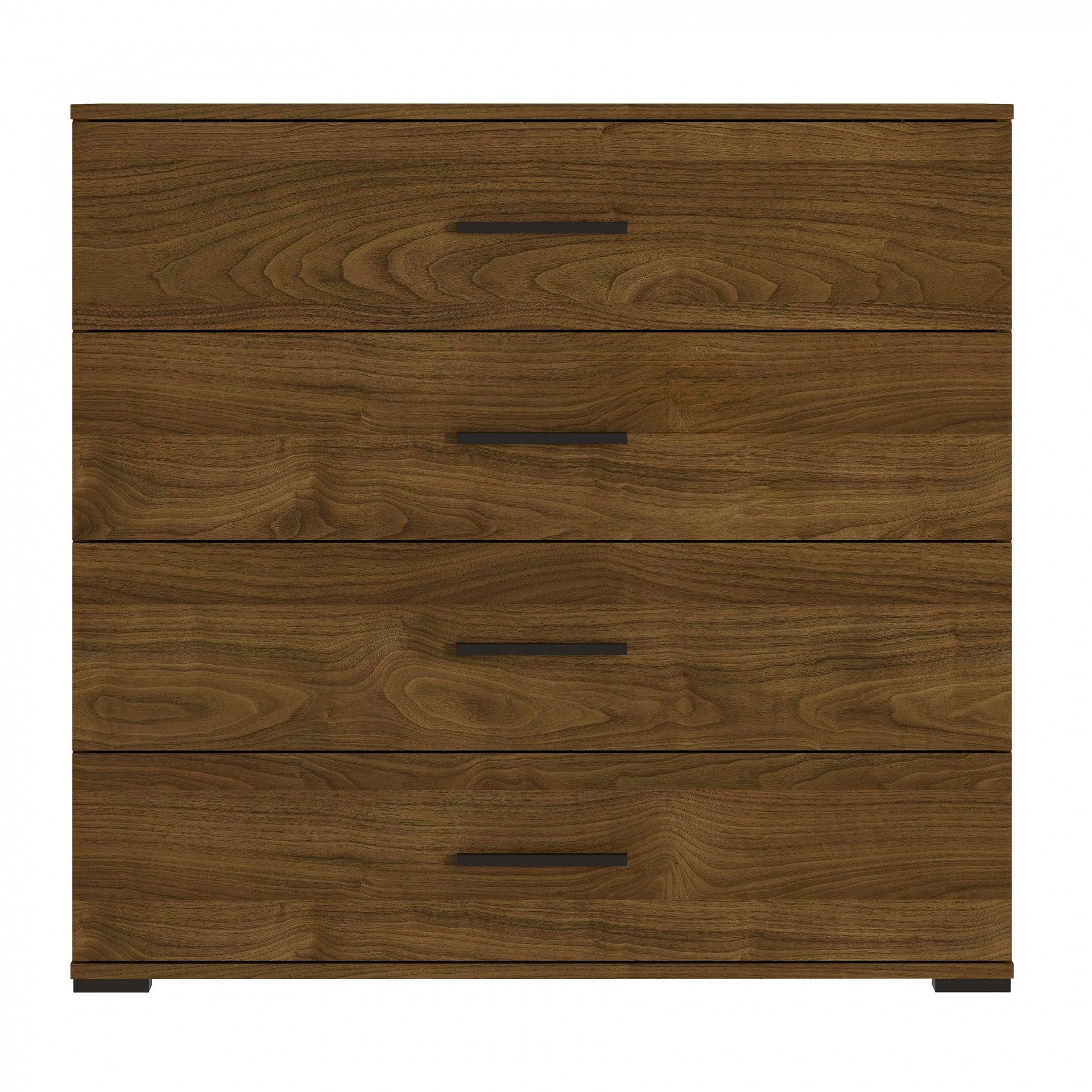 Cómoda Elite 4 Gavetas 92.7x100x50cm Carvalho Nogal