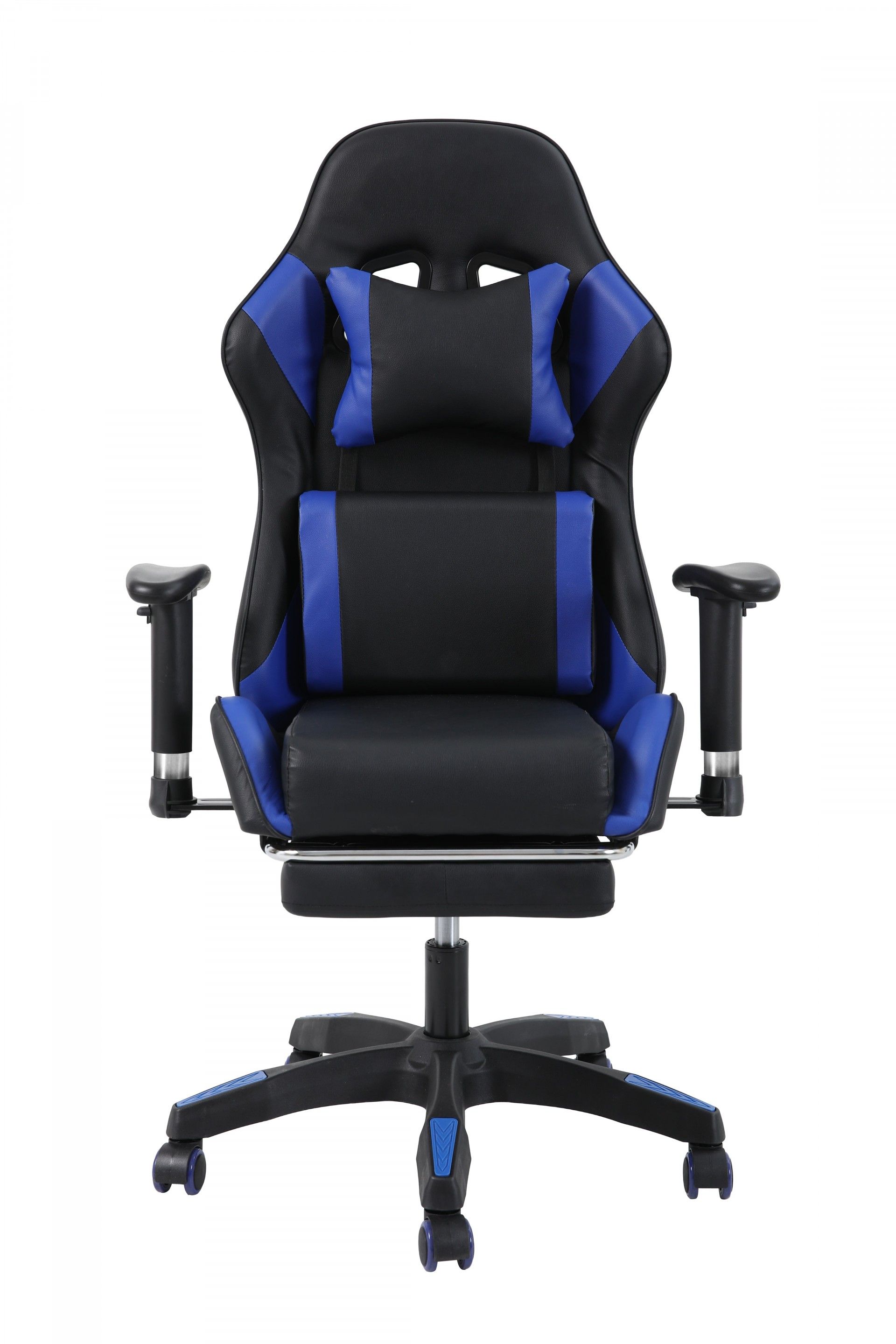 Cadeira Gaming Preta e Azul