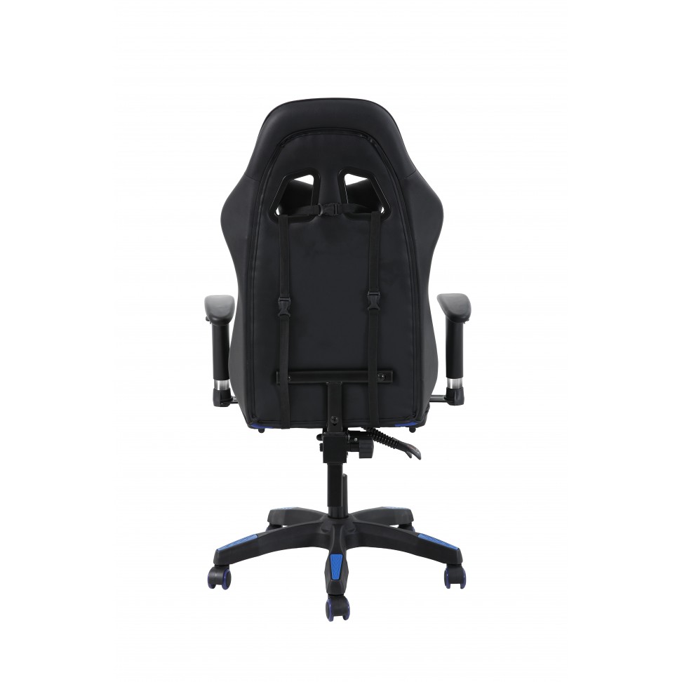 Cadeira Gaming Preta e Azul Cadeira Gaming Preta e Azul