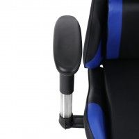 Cadeira Gaming Preta e Azul