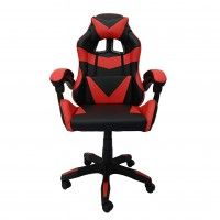 Cadeira Gaming Preta e Vermelha