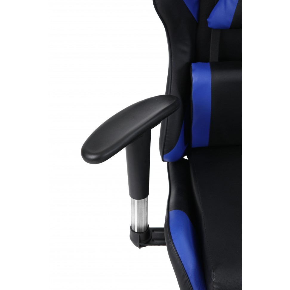 Cadeira Gaming Preta e Azul Cadeira Gaming Preta e Azul