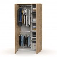 Roupeiro Berlim 200x100x57cm Carvalho Gold Roupeiro Berlim 200x100x57cm Carvalho Gold