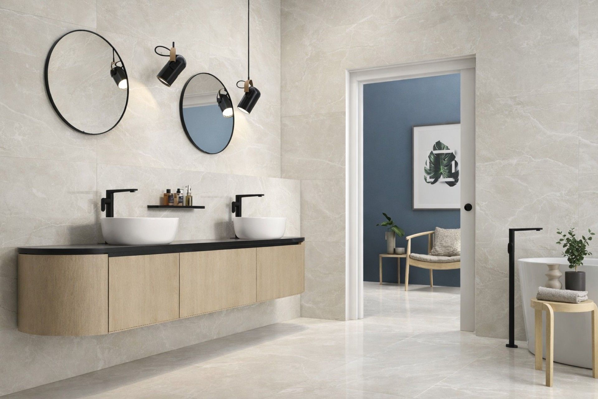 Revestimento Fior Di Bosco Sand 36X80 CX.1,15M2