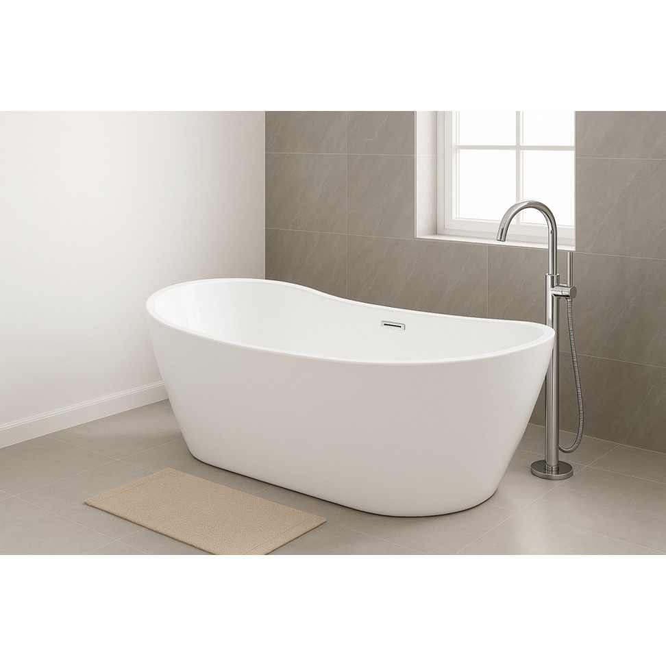 Banheira Ilha 75x170x73cm, Acr�lico, Branco