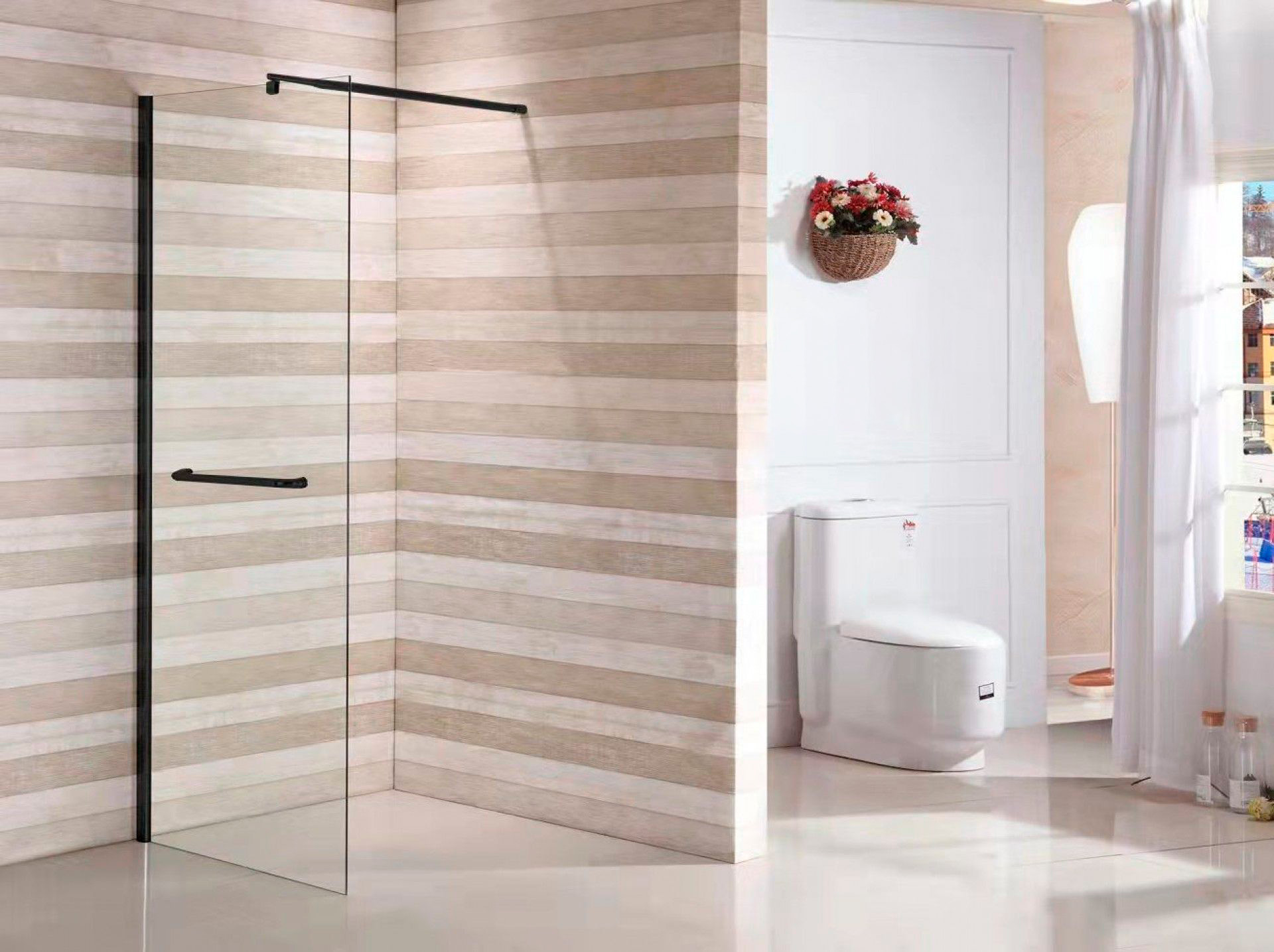 Painel Duche Transparente 195x80cm