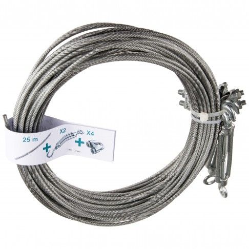 Kit Estendal Cabo De A�o + Acess�rios 25m