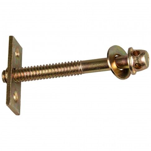 Parafuso Para Cama Com Anilha e Porca 80mmxM8 2un Parafuso Para Cama Com Anilha e Porca 80mmxM8 2un