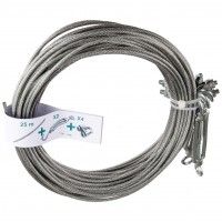 Kit Estendal Cabo De A�o + Acess�rios 25m