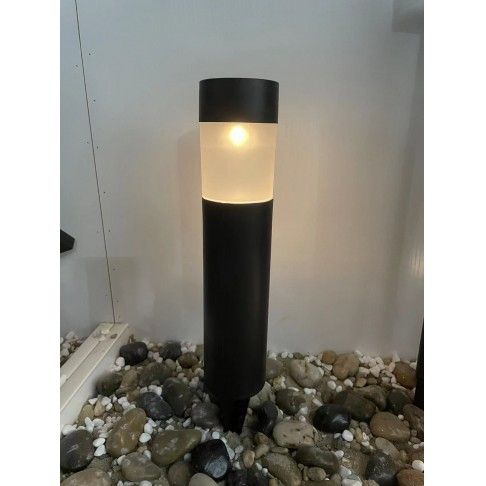 Pilar solar redondo 30 cm 3000 K Preto Pilar solar redondo 30 cm 3000 K Preto