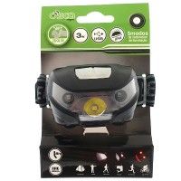 Luz de cabe�a LED 3 W recarreg�vel por USB