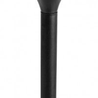 Pilar solar com grelha 35 cm 3000 K Preto