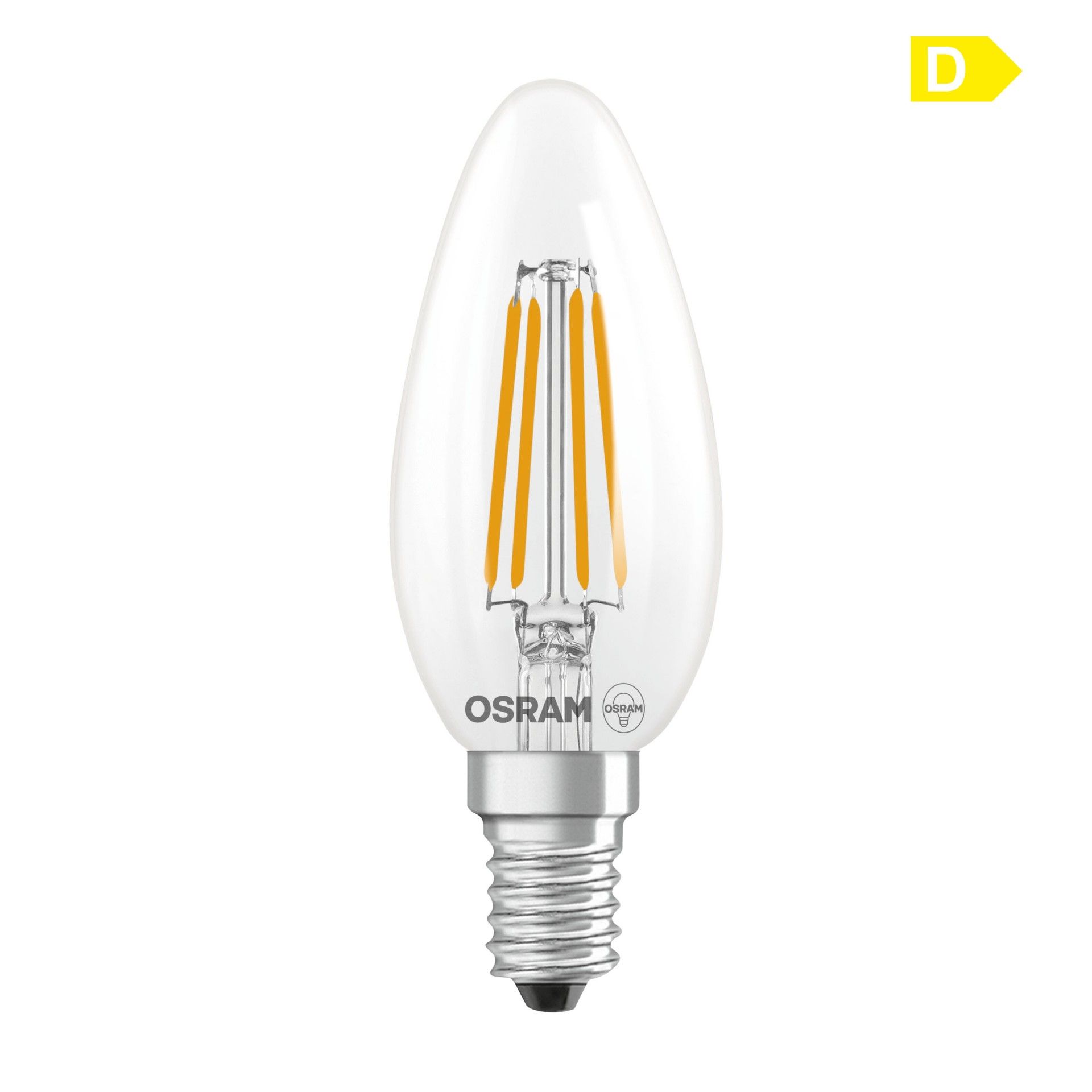 Lâmpada Candle Filamento E14 2700K 4W - Pack 2 Unidades