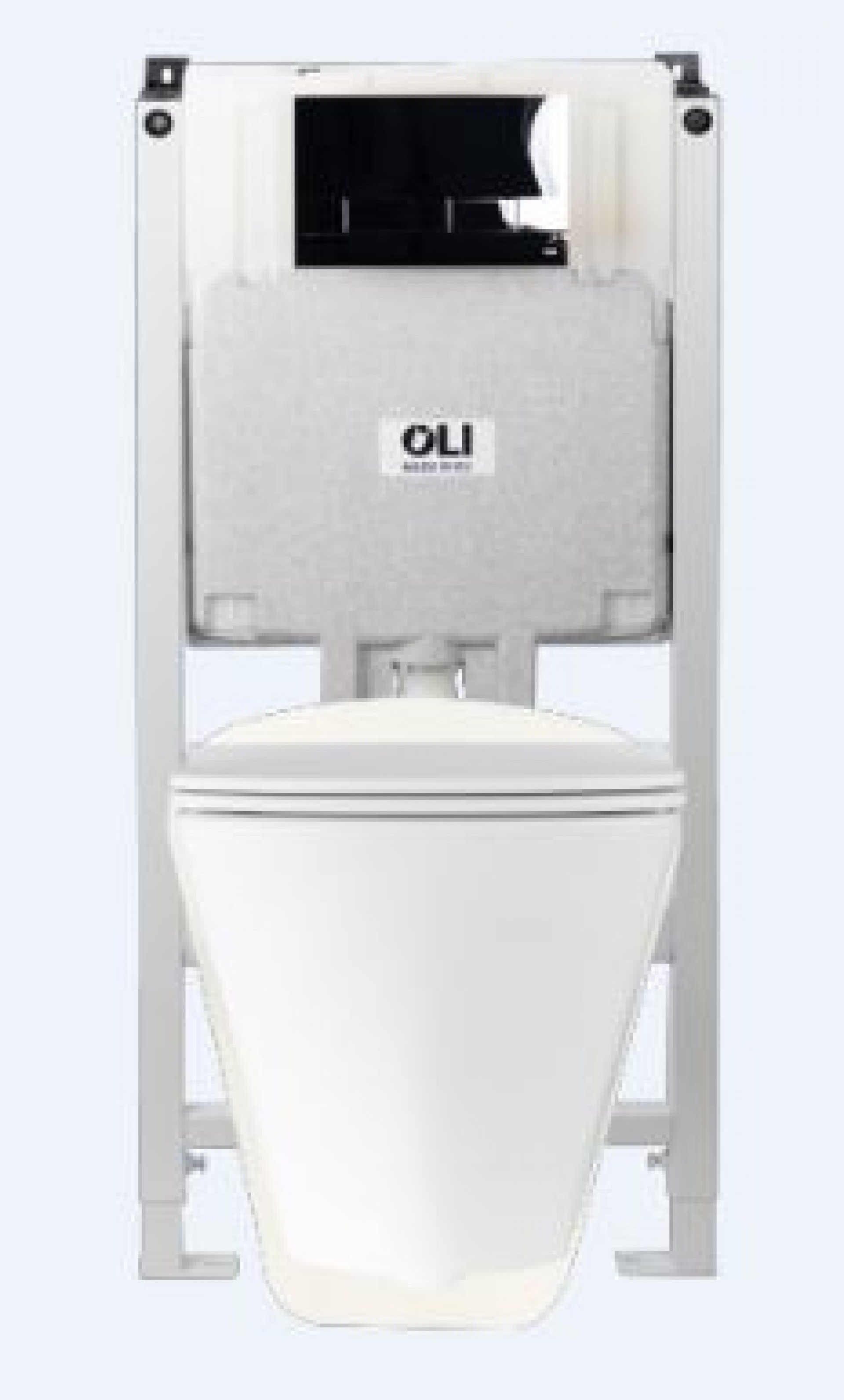 Pack Estrutura, placa descarga, sanita e tampa OLI 80 Sanitarblock