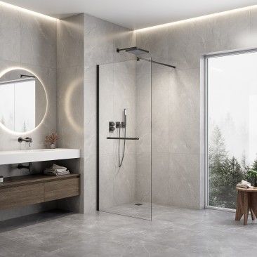 Painel Duche Transparente 195x80cm