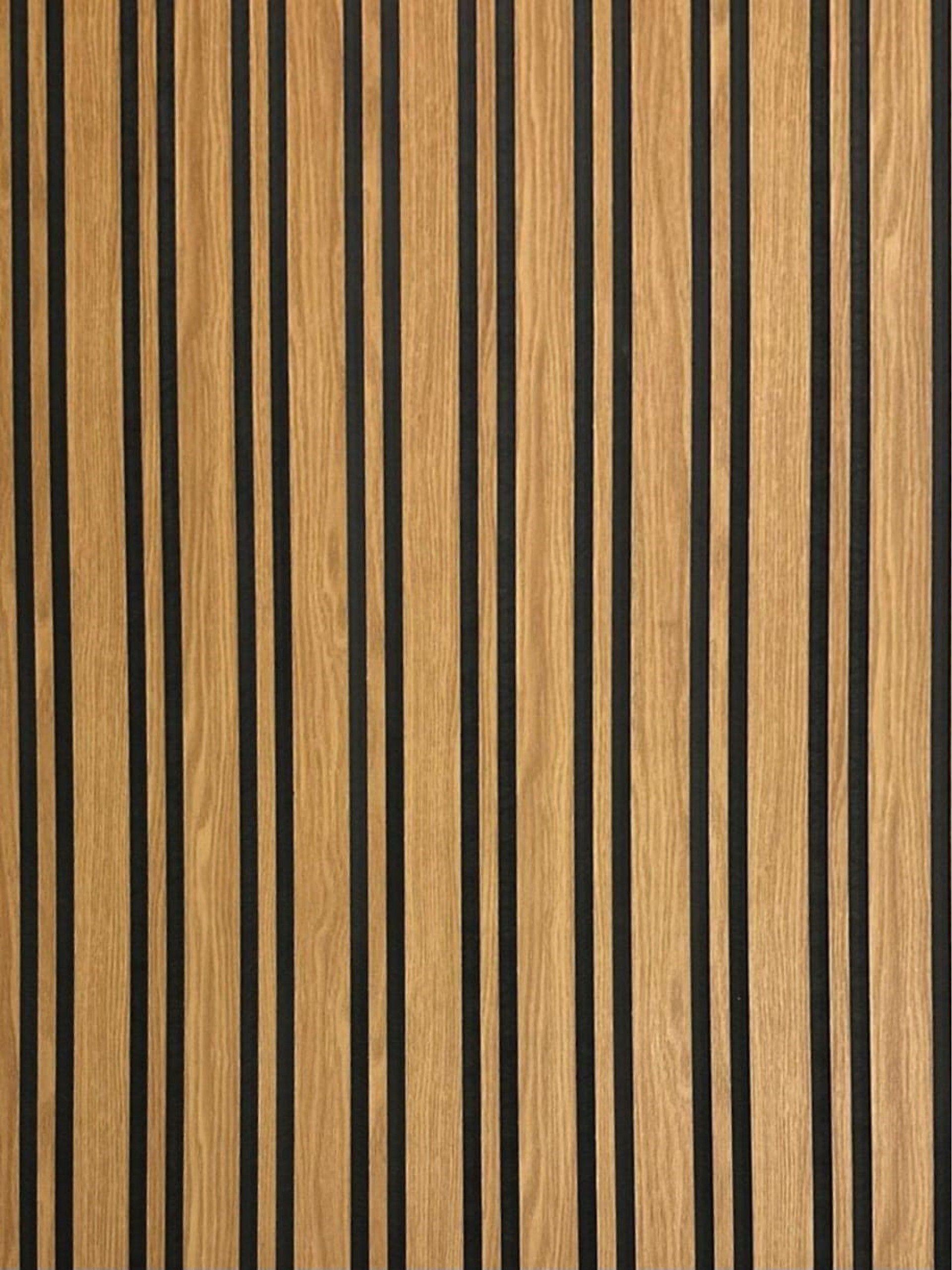 Ripado PVC Acústico Carvalho 2800x200x9mm Cx.3,92m2