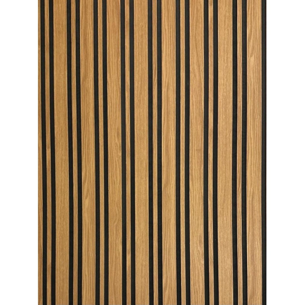 Ripado PVC Acústico Carvalho 2800x200x9mm Cx.3,92m2 Ripado PVC Acústico Carvalho 2800x200x9mm Cx.3,92m2