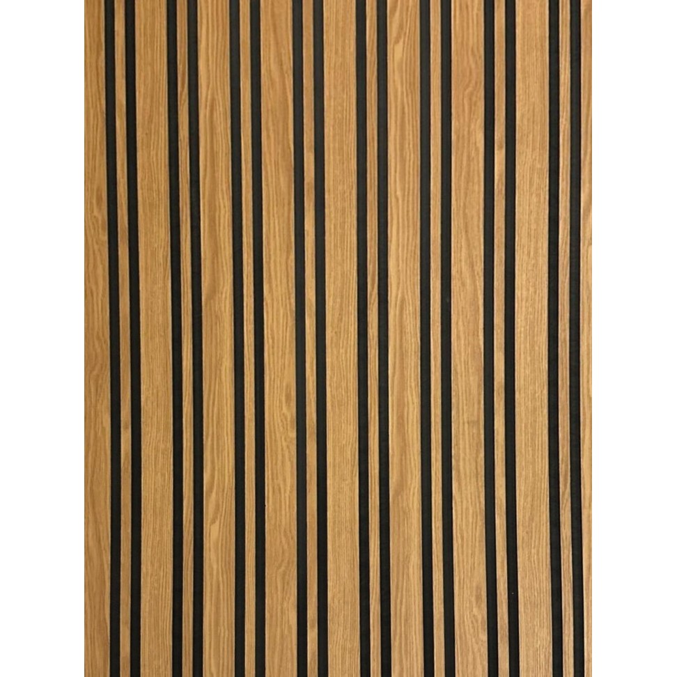 Ripado PVC Acústico Carvalho 2800x200x9mm Cx.3,92m2 Ripado PVC Acústico Carvalho 2800x200x9mm Cx.3,92m2