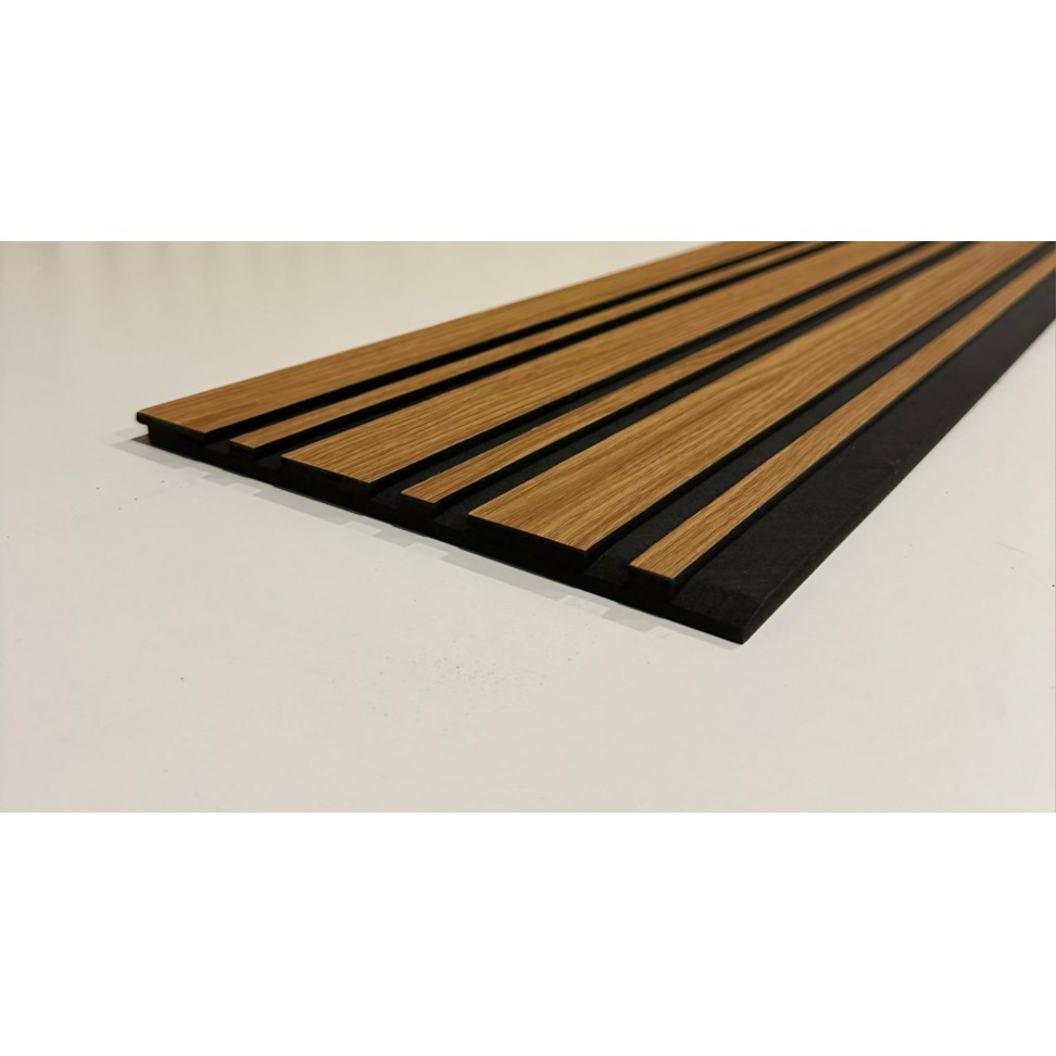 Ripado PVC Acústico Carvalho 2800x200x9mm Cx.3,92m2 Ripado PVC Acústico Carvalho 2800x200x9mm Cx.3,92m2