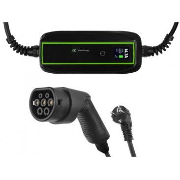 Carregador Portátil para Carro Elétrico GreenCell EV16 3,6 kW 5m Carregador Portátil para Carro Elétrico GreenCell EV16 3,6 kW 5m