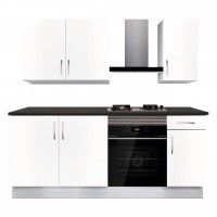 Cozinha Termolaminada Branca 2 Metros