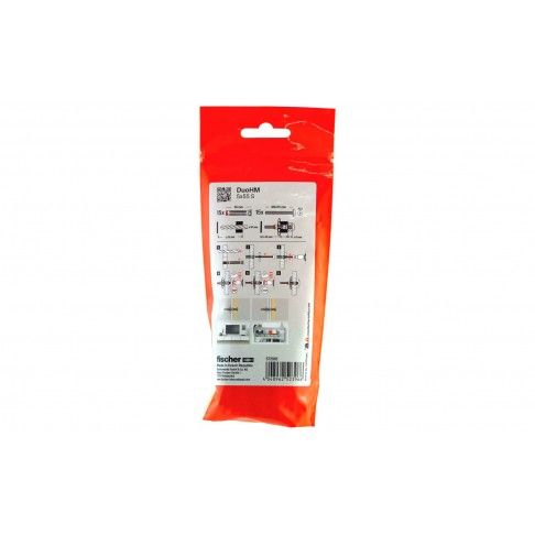 Bucha DuoHM 5x55 com Parafuso 15un Bucha DuoHM 5x55 com Parafuso 15un