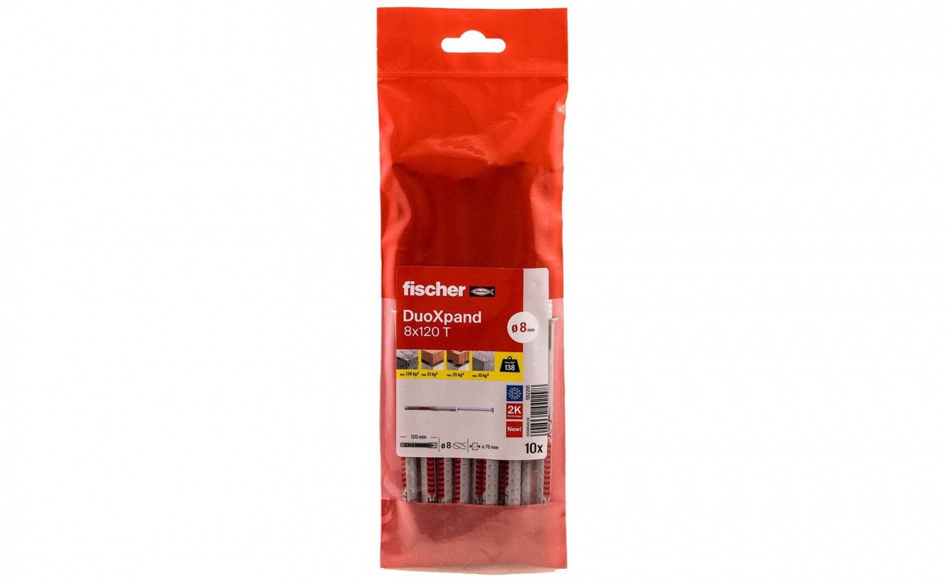 Bucha DuoXpand 8x120 T com Parafuso 10un