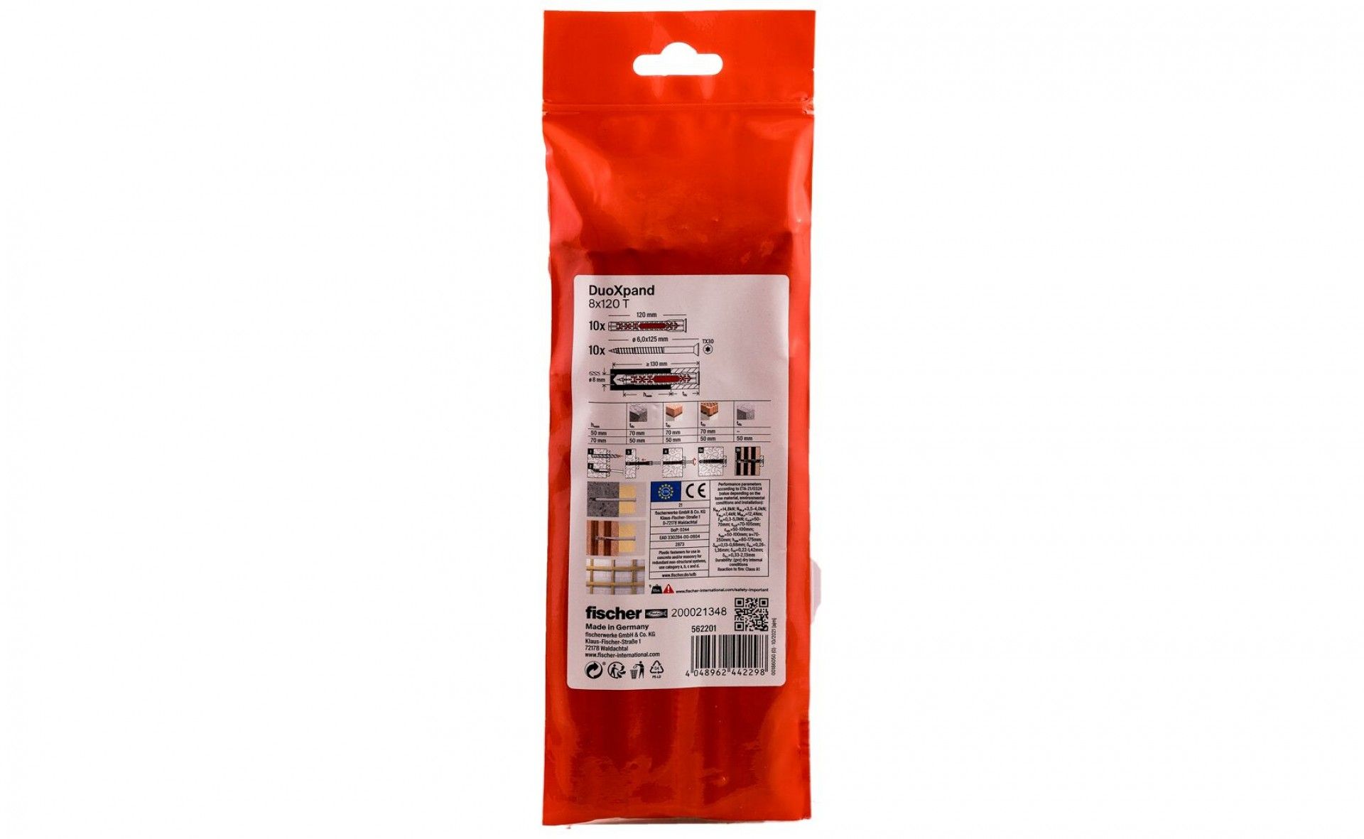 Bucha DuoXpand 8x120 T com Parafuso 10un
