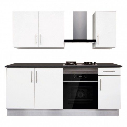 Cozinha Melamina Branca 2 Metros Cozinha Melamina Branca 2 Metros