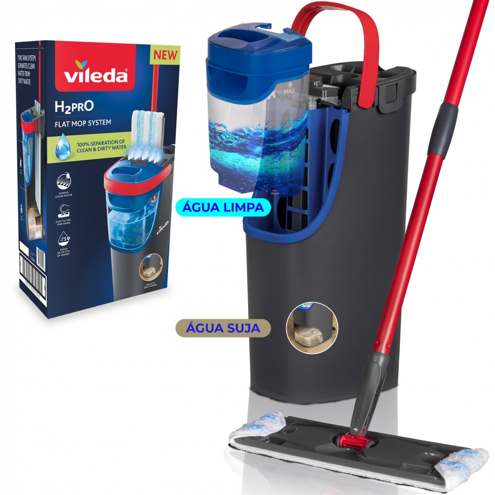 Sistema Mopa + Balde H2pro Vileda