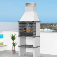Churrasqueira Alvor tijolo cinza L86xp47xa224cm Churrasqueira Alvor tijolo cinza L86xp47xa224cm