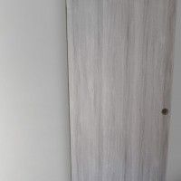 Kit Porta + Sistema Correr 200x70cm Carvalho Kit Porta + Sistema Correr 200x70cm Carvalho