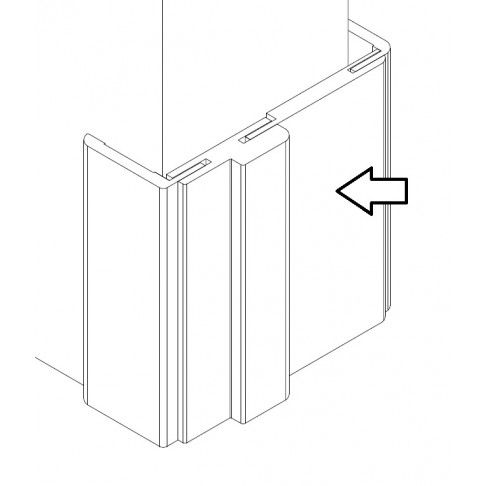 Kit Extensão Lacado Branco 115mm Kit Extensão Lacado Branco 115mm