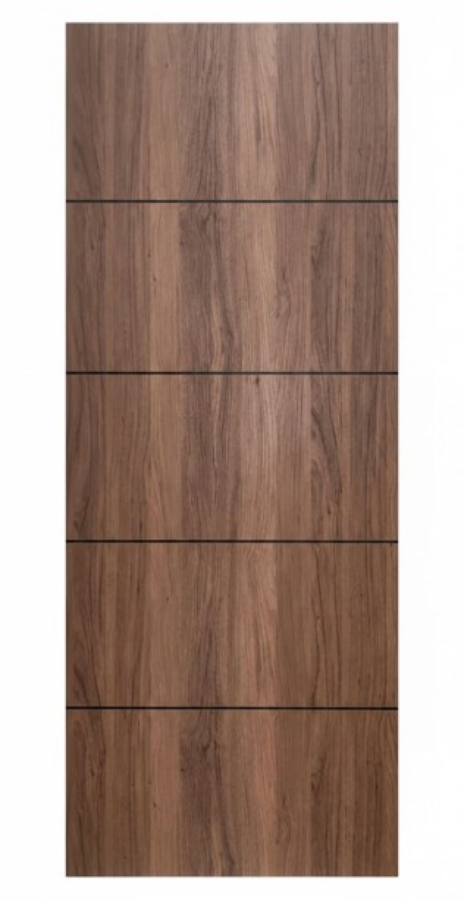 Porta com Fechadura KILIMANJARO 200X75cm Nogueira