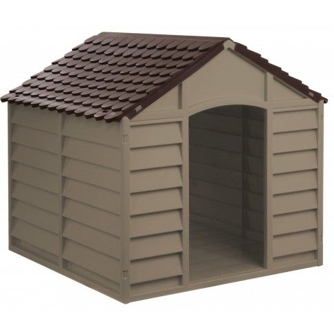 Casota Cão Em Pvc 86x84.5x82cm Mocha Casota Cão Em Pvc 86x84.5x82cm Mocha