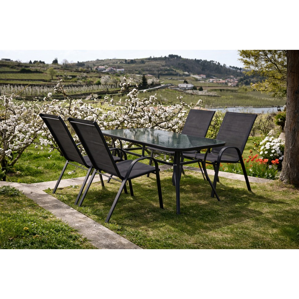 Mesa Metal/Vidro 150x90cm