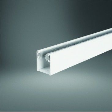 Calha U Aluminio 130cm Branco