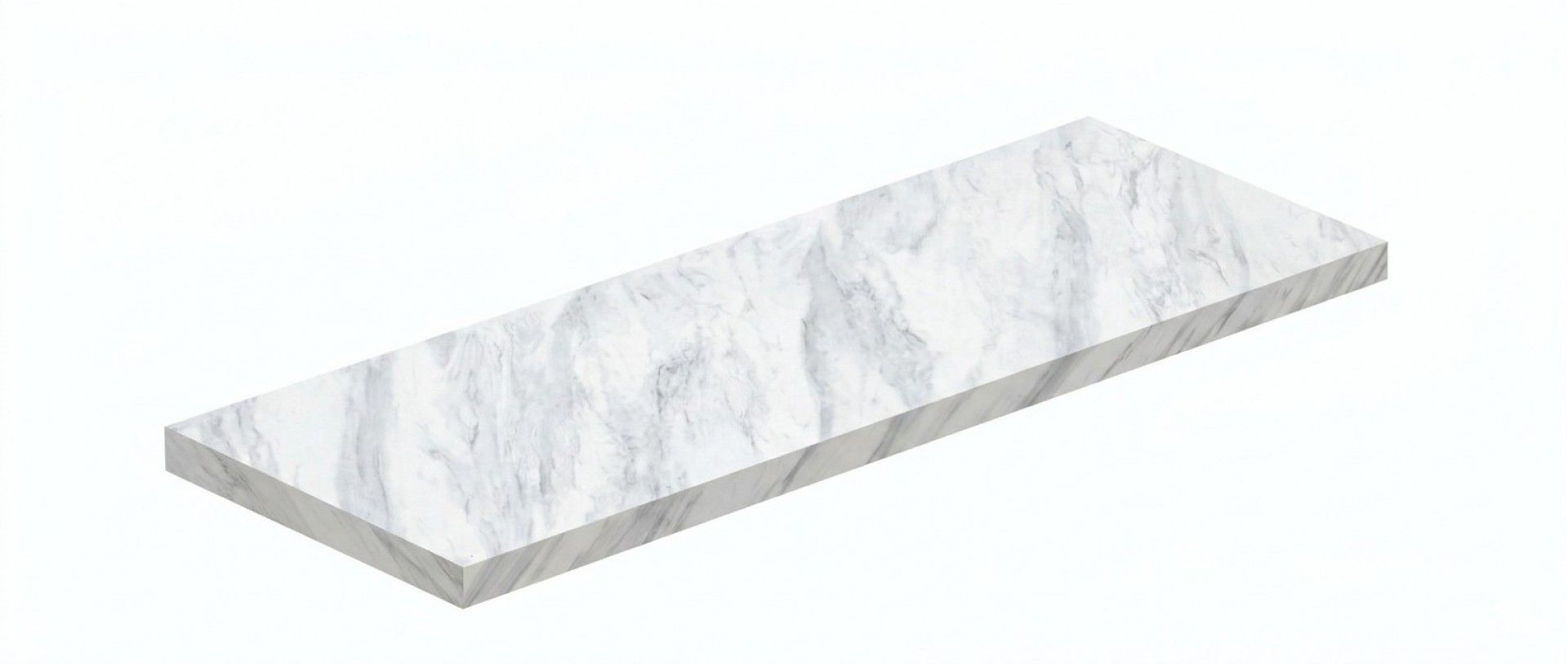 Tampo de cozinha cerâmico 1450x620x24mm Carrara Gold Simplyceram